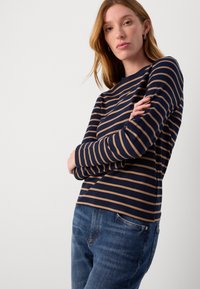 Lindex KATARINA - Pikkade varrukatega topp - dark navy