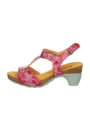 Platform sandals - hibiskus