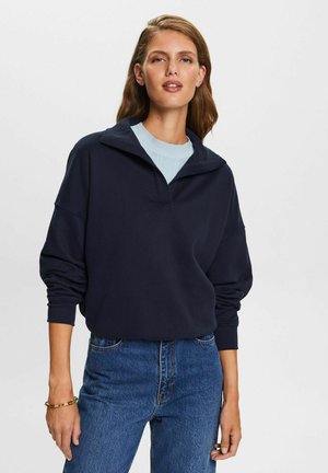 SUDADERA OVERSIZE CON CAPUCHA Y LOGO BORDADO MUJER ESPRIT SUDADERA OVERSIZE CON CAPUCHA Y LOGO BORDADO MUJER ESPRIT