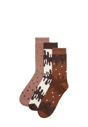 Ysabel Mora, PACK REGALO 3 CALCETINES TEMÁTICA SMOOTHIES - Calcetines - brown