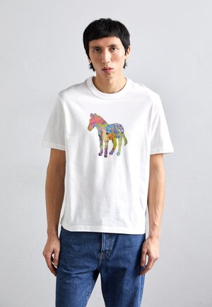 PS Paul Smith ZEBRA  - Print T-shirt - white