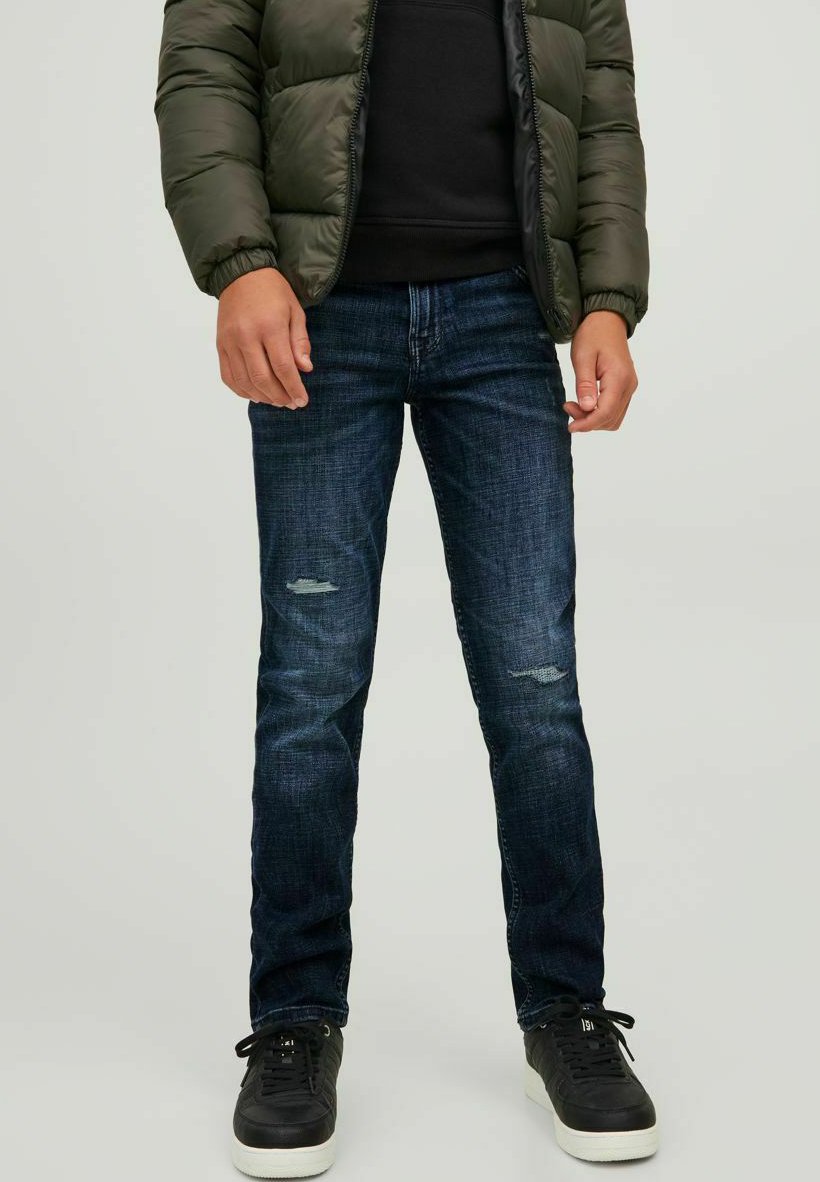 Jack & Jones Junior CHRIS - Shorts di jeans - mineral blue/celeste
