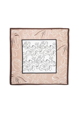 W KWIATOWY WZÓR  - Halsdoek - beige-white