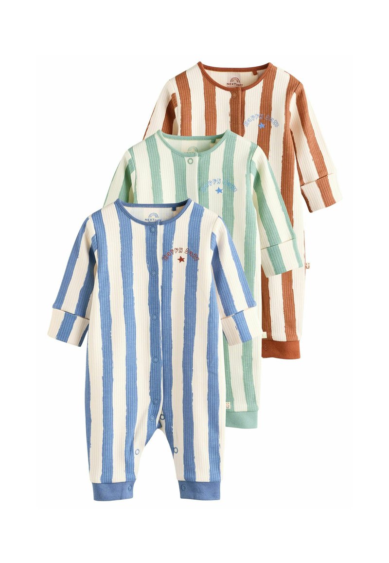Next - REGULAR FIT - PATTERNED 3 PACK - Pižame - blue green brown, Povečajte