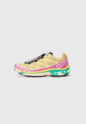 Salomon Sportstyle XT 6 UNISEX - Trainers - antique gold / transparent yellow / willowherb