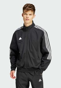adidas Sportswear MATERIAL MIX TRACK - Trainingsjacke - black