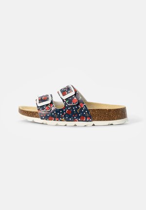 FUSSBETTPANTOFFEL - Chaussons - blau/rot