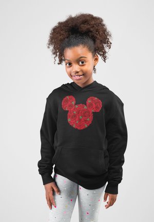 MICKEY CLASSIC VALENTINE S DAY MOUSE ROSES - Kapuzenpullover - black