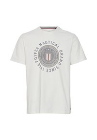 FQTOM - T-shirt con stampa - cloud dancer