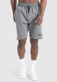 Smilodox NALE TRAINING SHORTS - Korte broeken - grau melange
