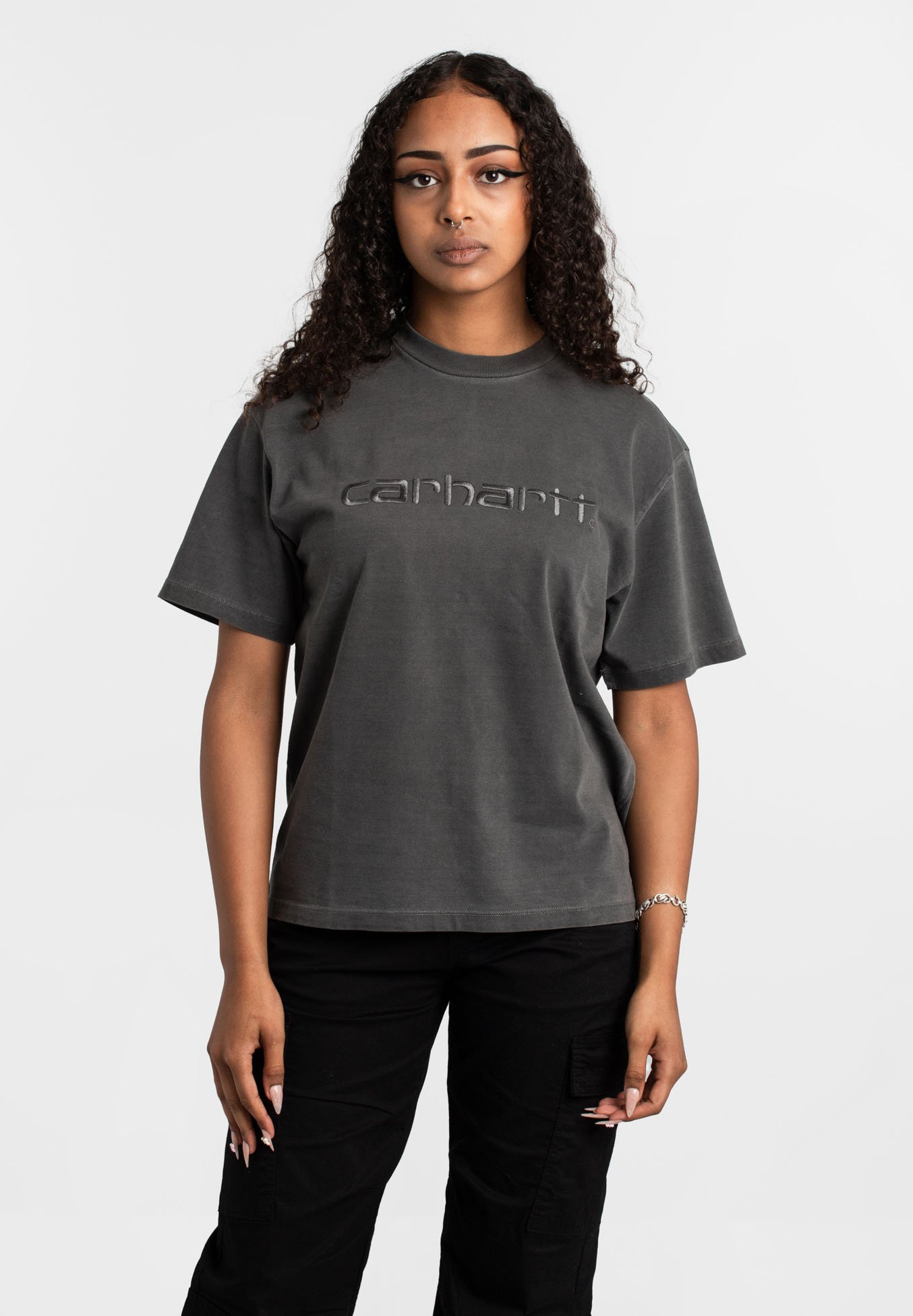 Carhartt WIP DUSTER Print T-shirt dark grey Zalando