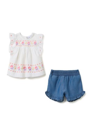 SET  - Shorts vaqueros - white