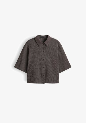 OPUS, RELAXED FIT CRINKLE LOOK - Chemisier - affogato