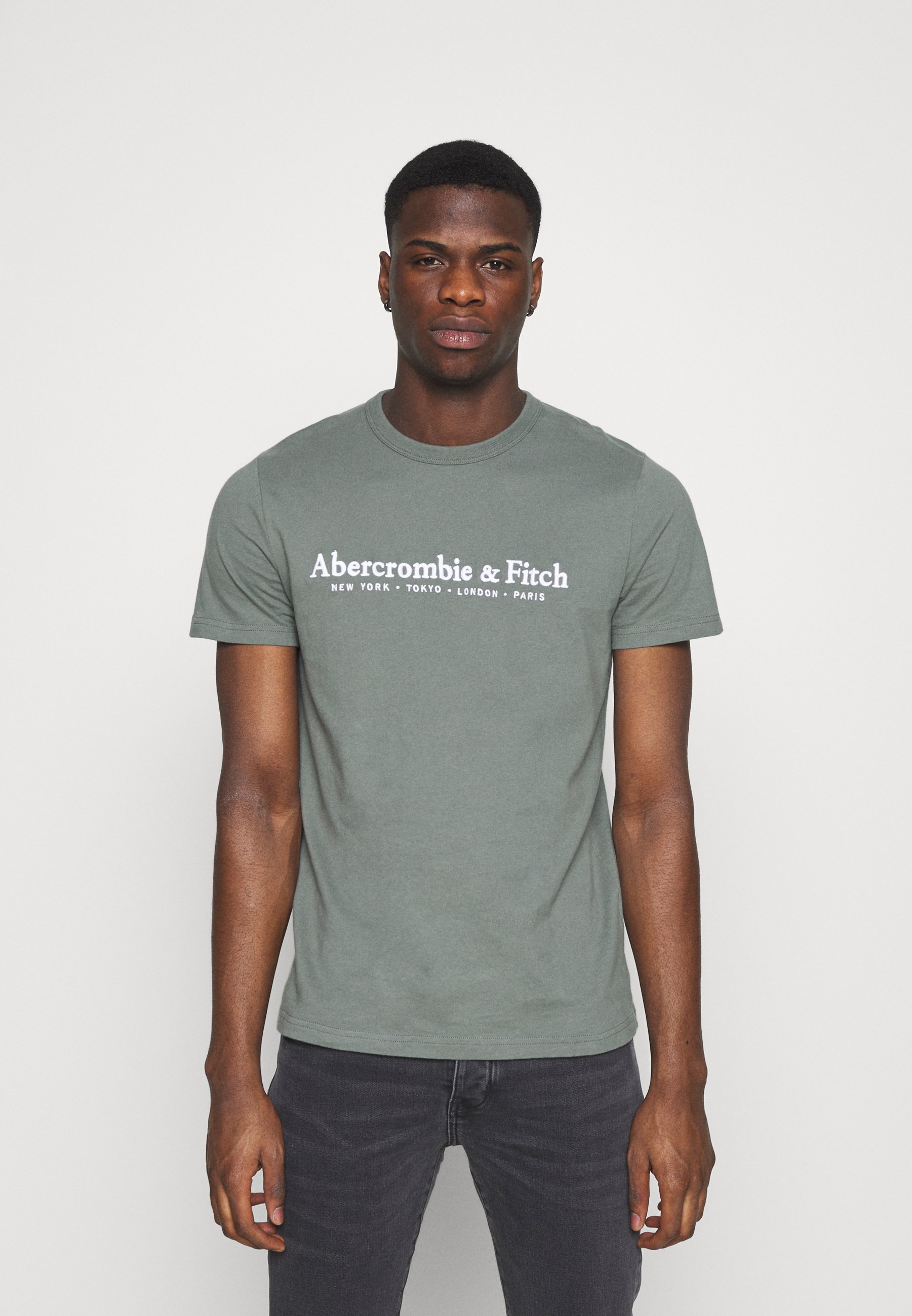 Abercrombie Fitch Elevated Tech Print T Shirt Green Zalando Co Uk