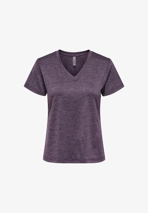ONLY Play, ONPCORE LIFE VN SS REG TEE NOOS - Sports T-shirts - plum perfect