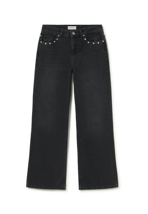 TACHAS - Vaqueros rectos - black
