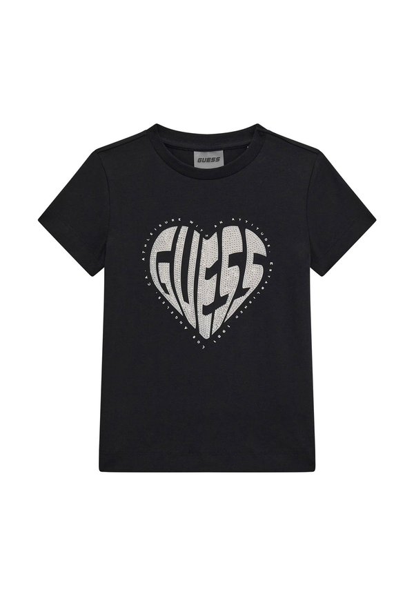 LOGO STRASS - T-Shirt print - schwarz