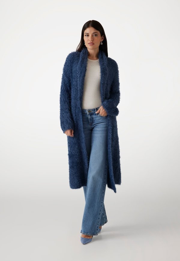 Strickjacke - blau