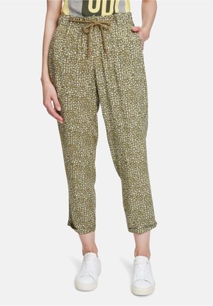 Trousers - khaki cream