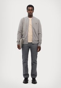 PS Paul Smith REGULAR FIT ZEBRA - Sweat zippé - grey