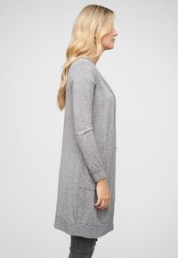 Cloud 5ive LONGFORM MIT 2 SEITL. TASCHEN - Kardiganas - grey melange