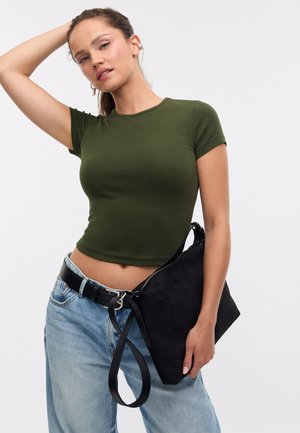 SHOULDER  - Axelremsväska - black