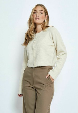 KAYLEE GRS BOUCLE - Strickjacke - fog sand
