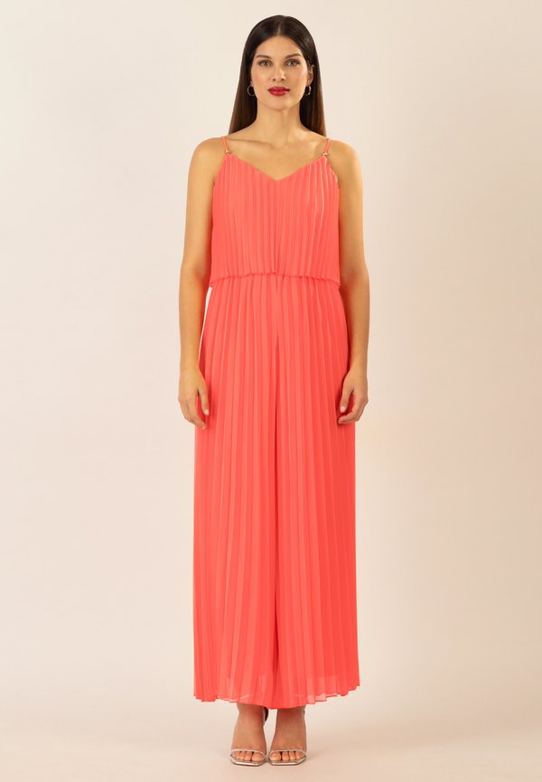 PLISSEEOVERALL - Jumpsuit - koralle