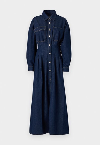 FRAME THE NIPPED DRESS - Farkkumekko - dark blue denim