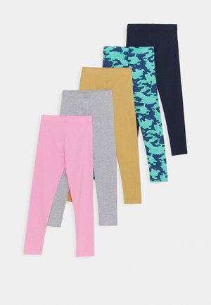 5 PACK - Legíny - green/turquoise/light pink/grey/dark blue