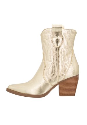 Salinyang Bottines de cowboy / motard - goldfarben
