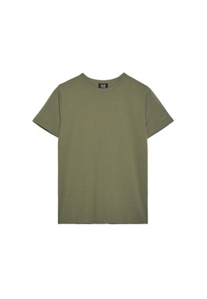 Stradivarius, BASIC T-SHIRT 06510668 - Basic T-shirt - khaki