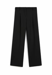 WITH BUCKLES  - Trousers - mottled black