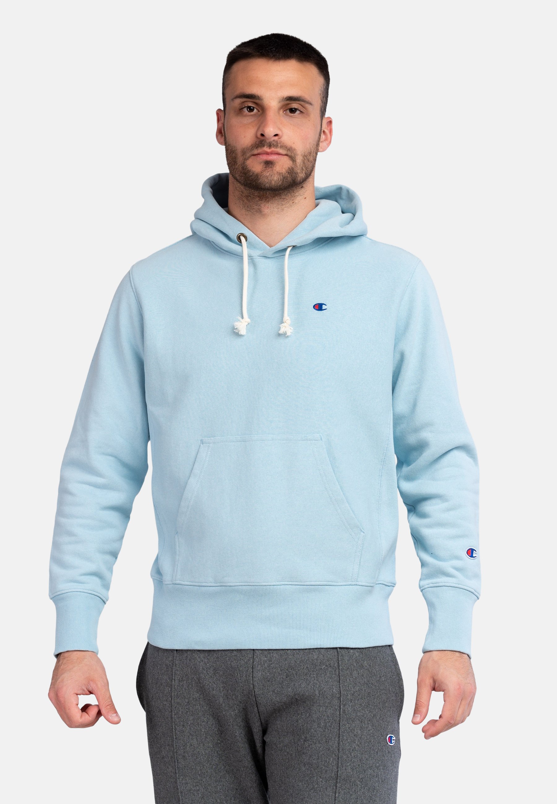 Champion Hoodie - sky blue/light blue - Zalando.de