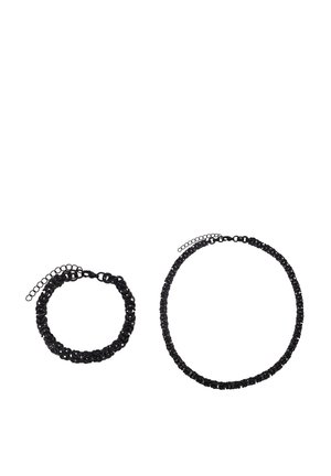 SCHMUCKSET MIT LOE  - Collier - schwarz