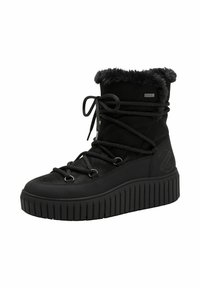 s.Oliver Téli csizmák - black glitter