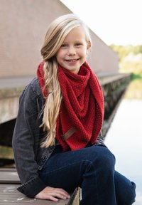 Knit Factory COCO - Halsdoek - bordeaux