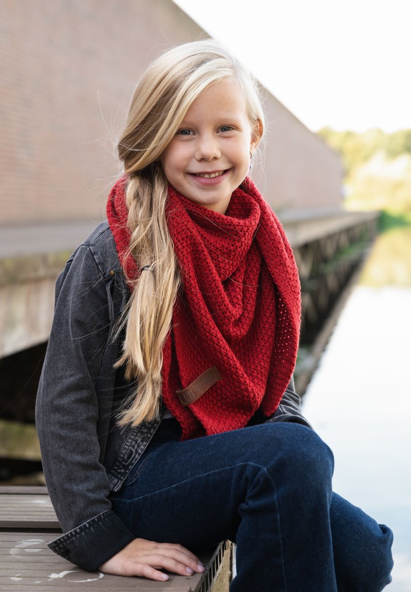 Knit Factory COCO - Halsdoek - bordeaux