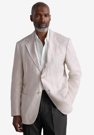 REGULAR FIT SIGNATURE TEXTURED  - Sakko - neutral