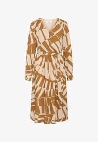 Izbrano, print brown offwhite