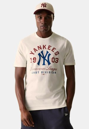 Print T-shirt - beige