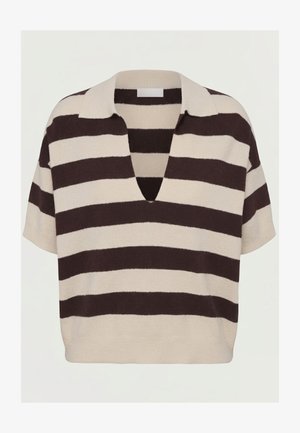 LeGer by Lena Gercke, LISEY - Polo - braun/offwhite