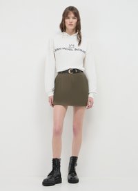 Calliope SCRITTA - Felpa con cappuccio - bianco lana