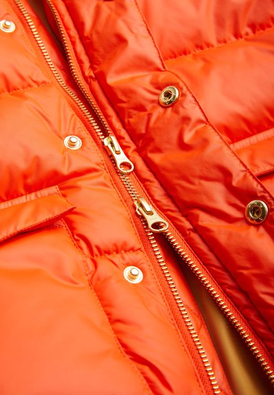 Mini Rodini HEAVY HOODED PUFFER JACKET UNISEX - Chaqueta de invierno - orange