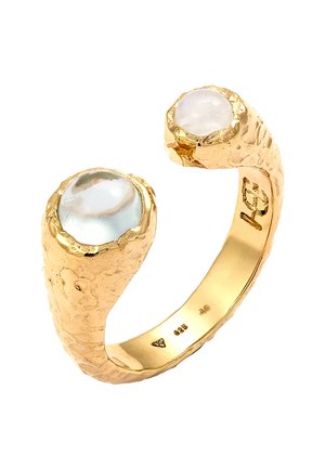 VINTAGE STRUCTURED STATEMENT - Ring - gold-coloured