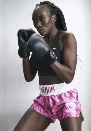Venum CONTENDER XT MUAY THAI SHORTS - Sport rövidnadrágok - candy pink/white