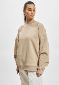 DEF CREWNECK - Bluză de molton - dust