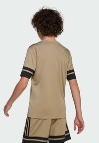adidas Performance SQUADRA SHORT SLEEVE UNISEX - Športové tričko - blanch cargo   black   warm vanilla