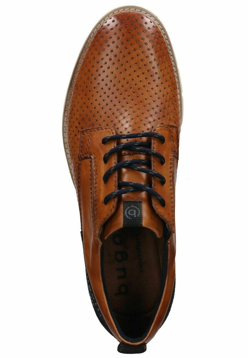 Chaussures Bugatti Homme - Cuir Beige, Taille 44 EU, Lacets, Occasion, Modèle 7754-56