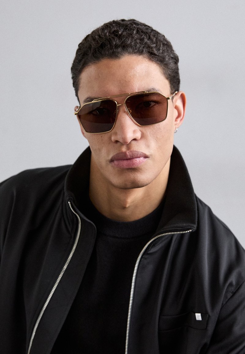 Dolce&Gabbana - Lunettes de soleil - gold-coloured/dark brown, Agrandir